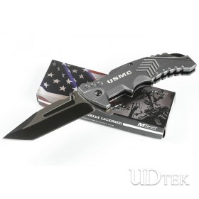 Mtech-1058 fast opening USMC 3CR13 blade folding knife UD405444